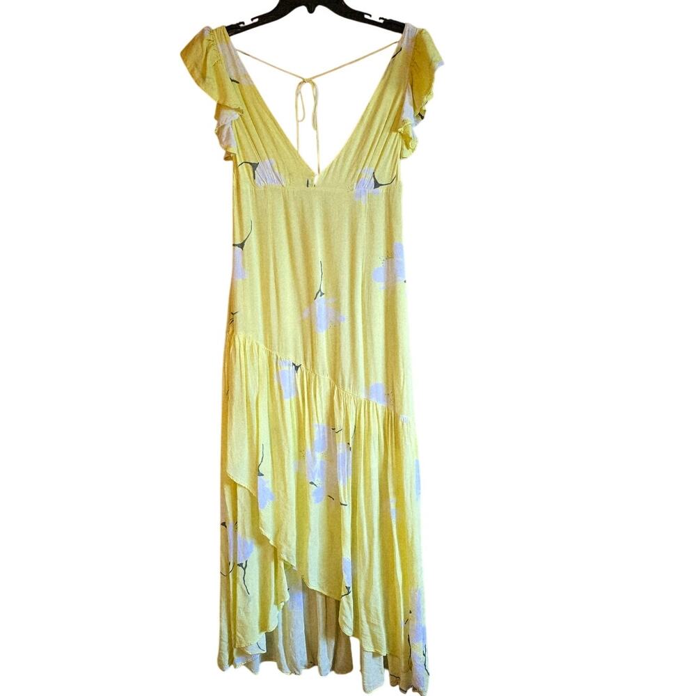 Free People She's a waterfall flutter maxi dress size 4 - Picture 2 of 9